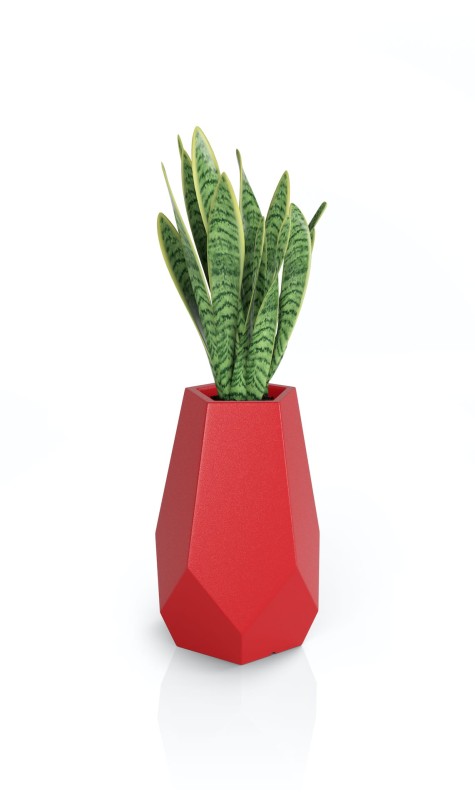 Donica Bari czerwona + roślina.jpg