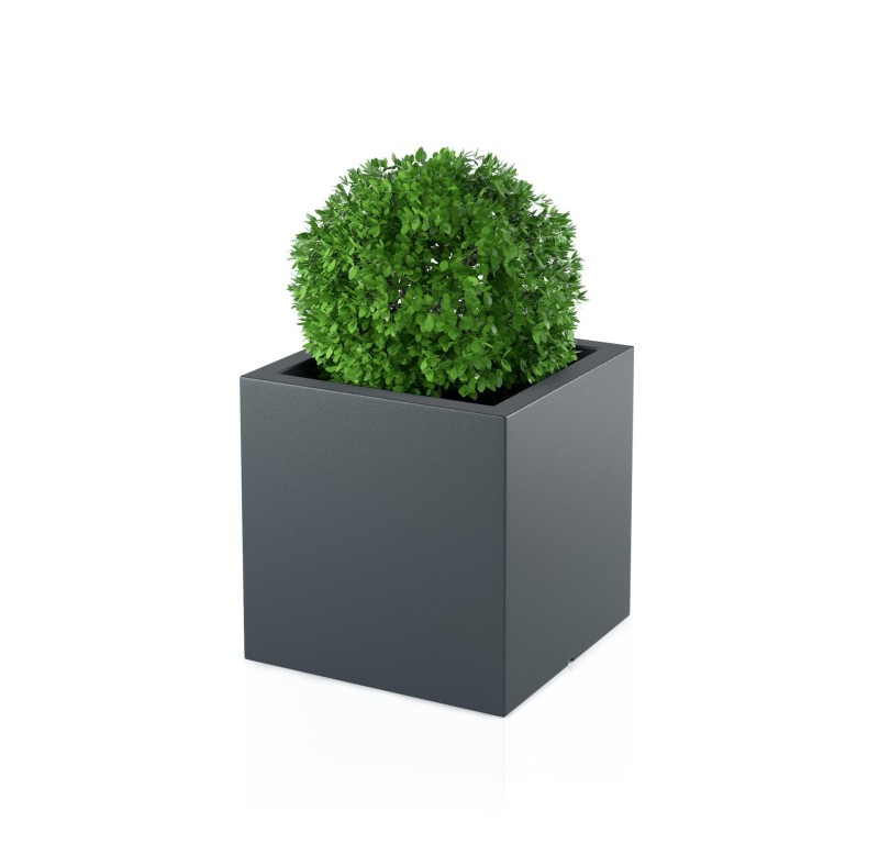 Donica Pixel pot antracyt + roślina.jpg