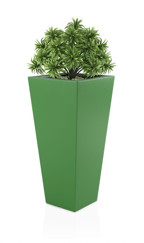 Donica Slim line M limonka + roślina.jpg