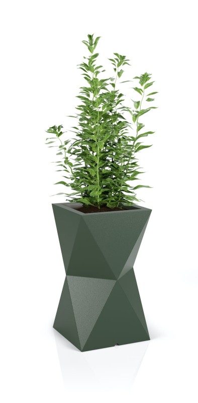 Donica Valenica butelkowa zieleń  + roślina.jpg