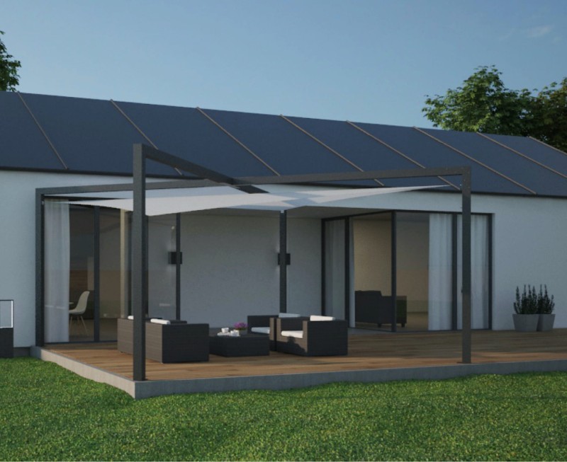 pergola_z_żaglem_Crosa_zadaszenie_tarasu
