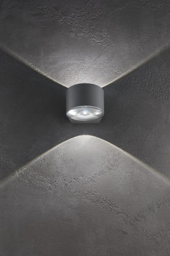 Lampa ogrodowa ścienna LENS kinkiet