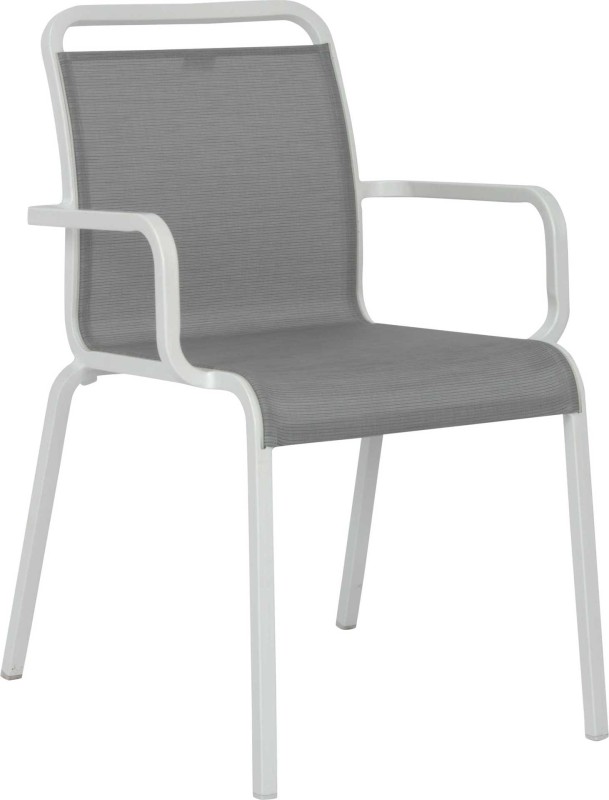 krzesło_ogrodowe_stern_oskar_z_podłokietnikami_rama_biała_metariał_szary_silver