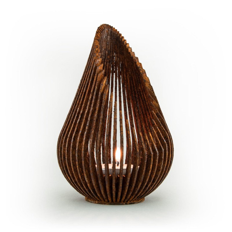 świecznik_Growdrop_M_stal_corten