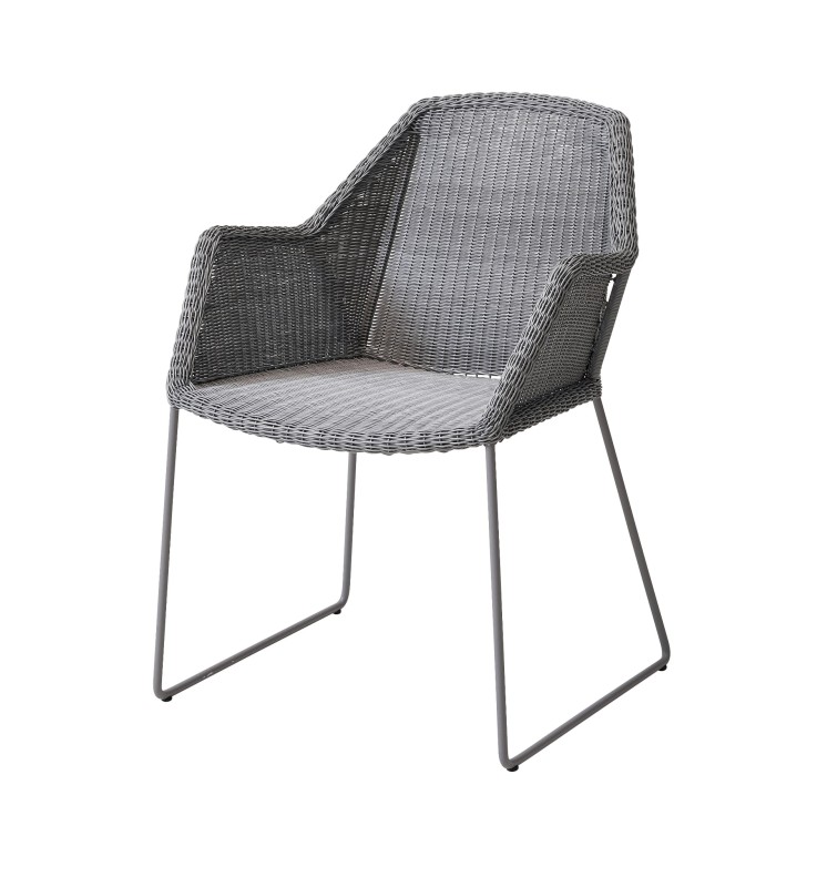Ogrodowe_krzesło_BREEZE_caneline_szare