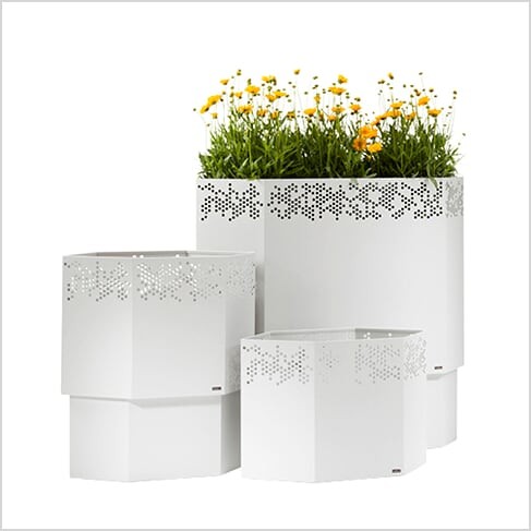 Donica :: CONTINUATION metalowa z wkładem mrozoodpornym