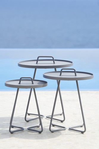 Ogrodowy stolik kawowy - śr. 37 cm :: On-the-move 