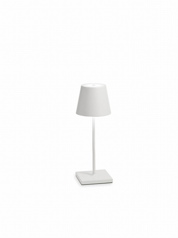 lampa_stołowa_USB_Zafferano_Poldina-Pro_mini_szara