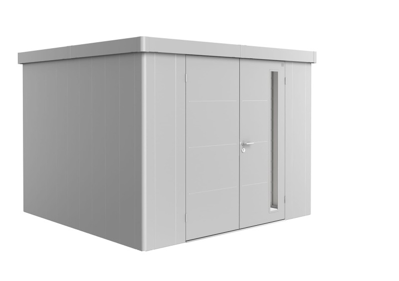 domek_ogrodowy_82011_Neo_3C_srebrny_drzwi podwójne