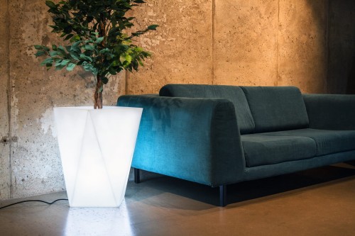 Podświetlana donica LED ::  VASO
