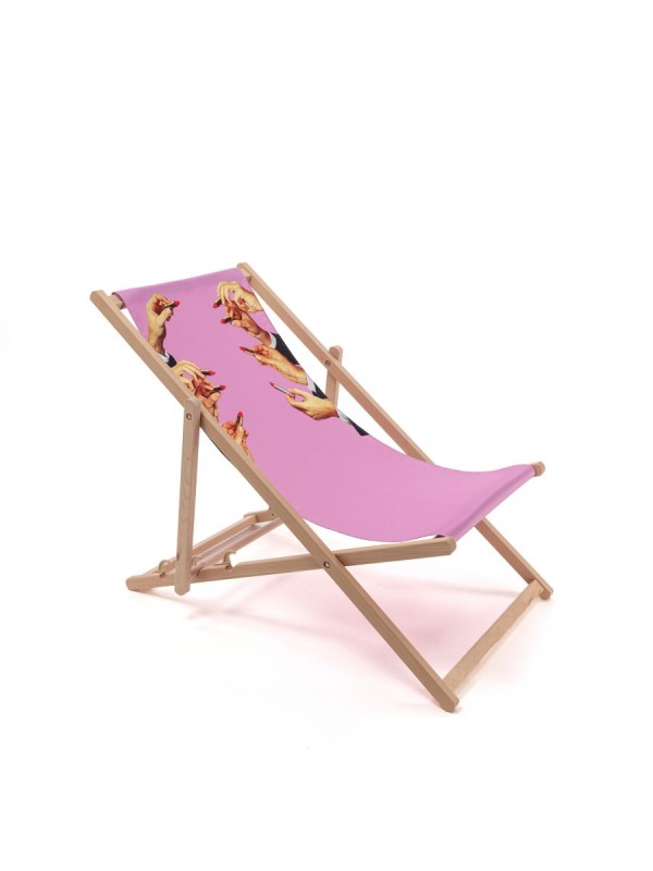 leżak_ogrodowy_lipstickpink_DECKCHAIR_seletti