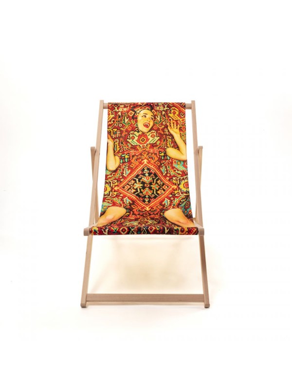 leżak_ogrodowy_ladyoncarpet_DECKCHAIR_seletti