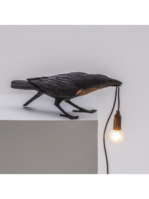 lampa_ogrodowa_bawiący_kruk_BIRDLAMP_seletti