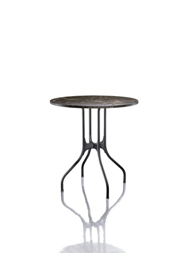 Ogrodowy stolik lunchowy okrągły śr. 80 cm :: MILA 