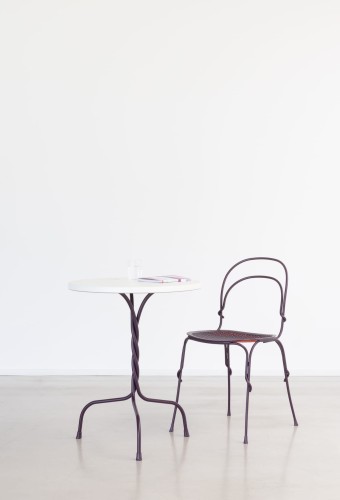 Stylowy stolik ogrodowy śr. 60 cm :: VIGNA 