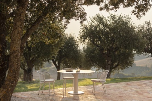 Ogrodowy stół obiadowy o śr. 100 cm :: BRANTA