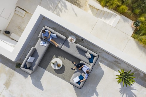 Zestaw mebli ogrodowych wypoczynkowych modułowych :: BAZA (set-up Q)