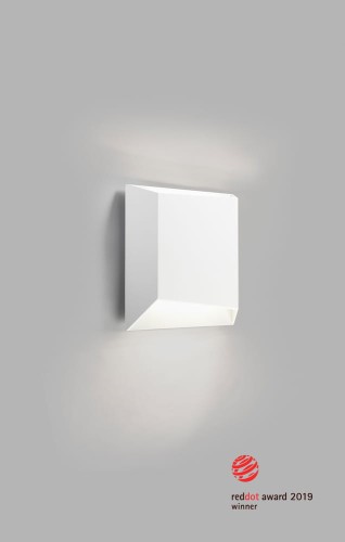 kinkiet outdoorowy - oświetlenie w dół - białe :: FACET  