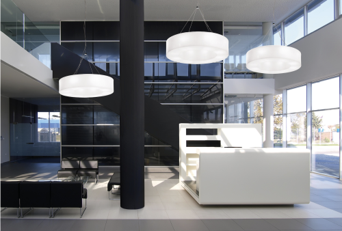 Wisząca lampa na czterech linkach :: ATOLLO