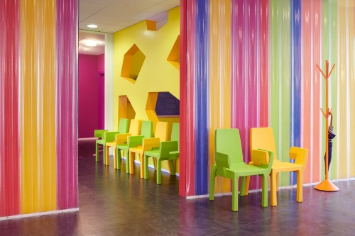 Kolorowe designerskie krzesło ogrodowe :: DOUBLIX