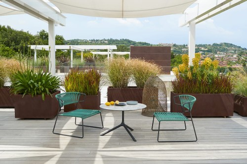 Ogrodowy stolik kawowy śr. 60 cm h.50 cm  :: TRIPE MAXI FISSO