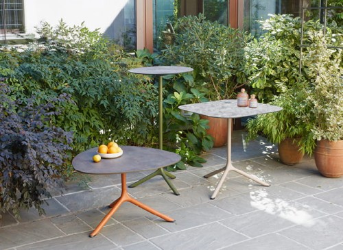 Ogrodowy stolik lunchowy 85x85 cm h.73 cm :: TRIPE MAXI FISSO