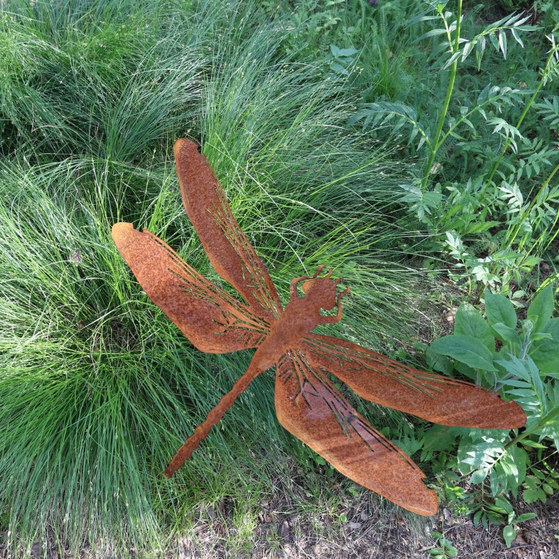 biżuteria_ogrodowa_ważka_stal_corten