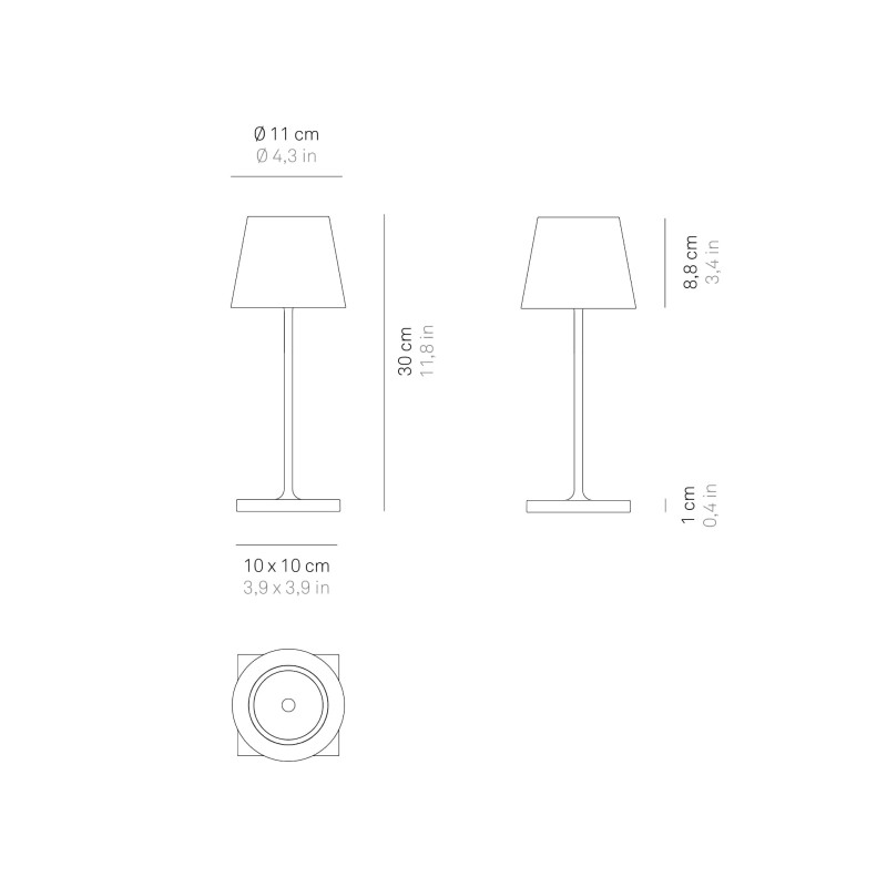 ogrodowa_lampa_stołowa_USB_Zafferano_Poldina-Pro_mini
