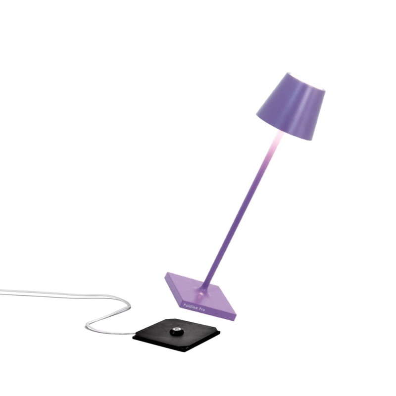 ogrodowa_lampka_stołowa_poldina_micro_zafferano_fioletowa