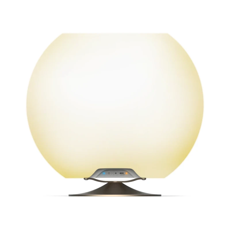 Lampa_podłogowa_Sphere_srebry brushed silver_głośnik_cooler