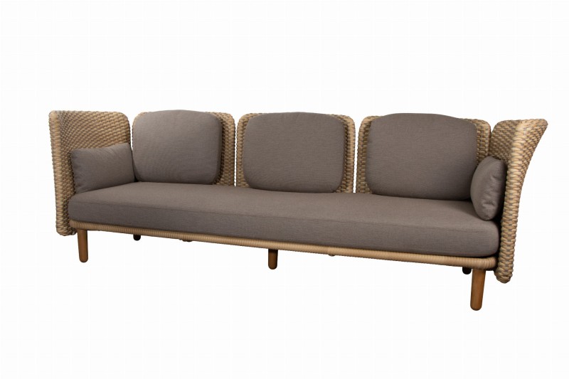 ogrodowa_sofa_wypoczynkowa_3osobowa_ARCH_caneline_niskie_oparcie