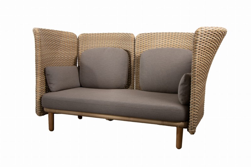 wypoczynkowa_sofa_ogrodowa_2-osobowa_ARCH_caneline_wysokie_oparcie