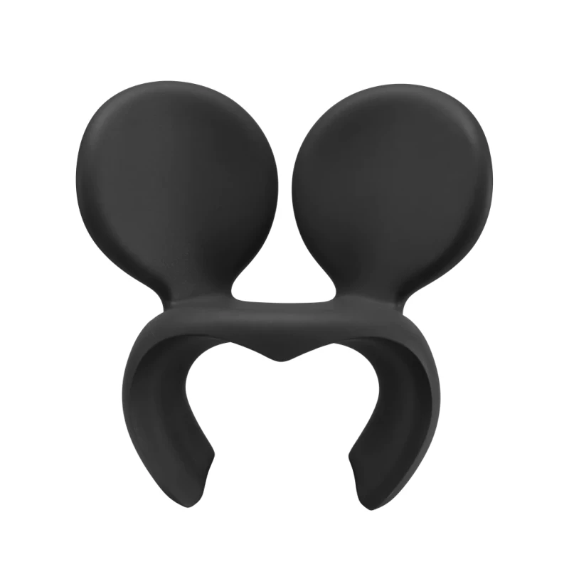 Fotel_ogrodowy_Qeeboo_design_Ron_Arad_Don' F**k with the Mouse_czarny_black