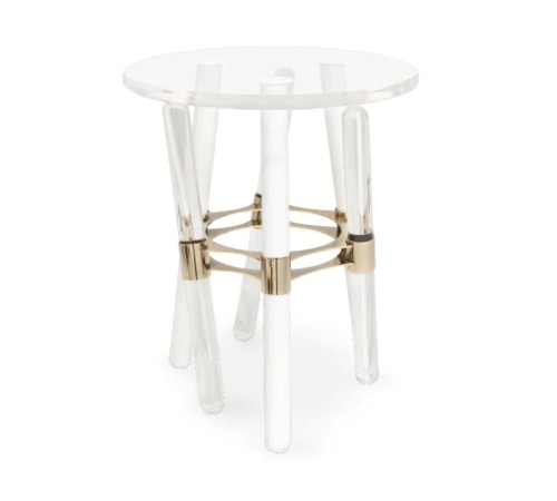 Stolik ogrodowy kawowy o średnicy 45 cm :: HOUDINI   