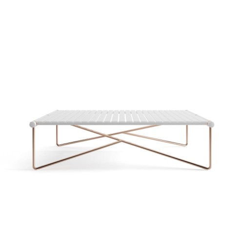 Stolik ogrodowy niski 120x120 cm :: NOA   