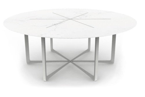 Stół ogrodowy jadalniany okrągły o śr. 175 cm :: NERO 