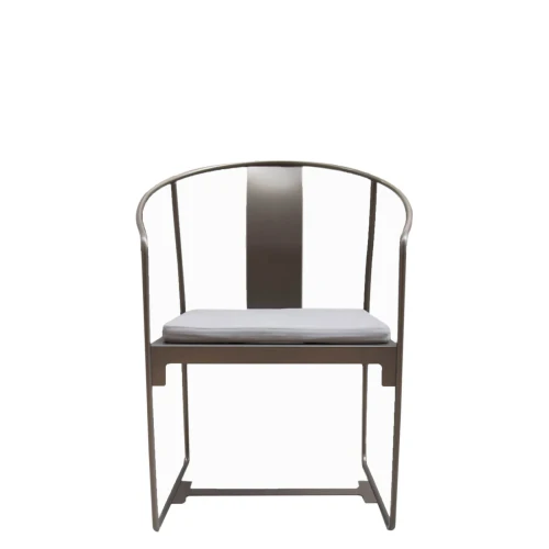 Krzesło ogrodowe z podłokietnikiem i poduszką DRIADE :: MINGX 