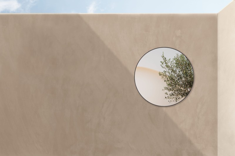 okrągłe_lustro_ogrodowe_hoop_outdoor_black_w_czarnej_ramie
