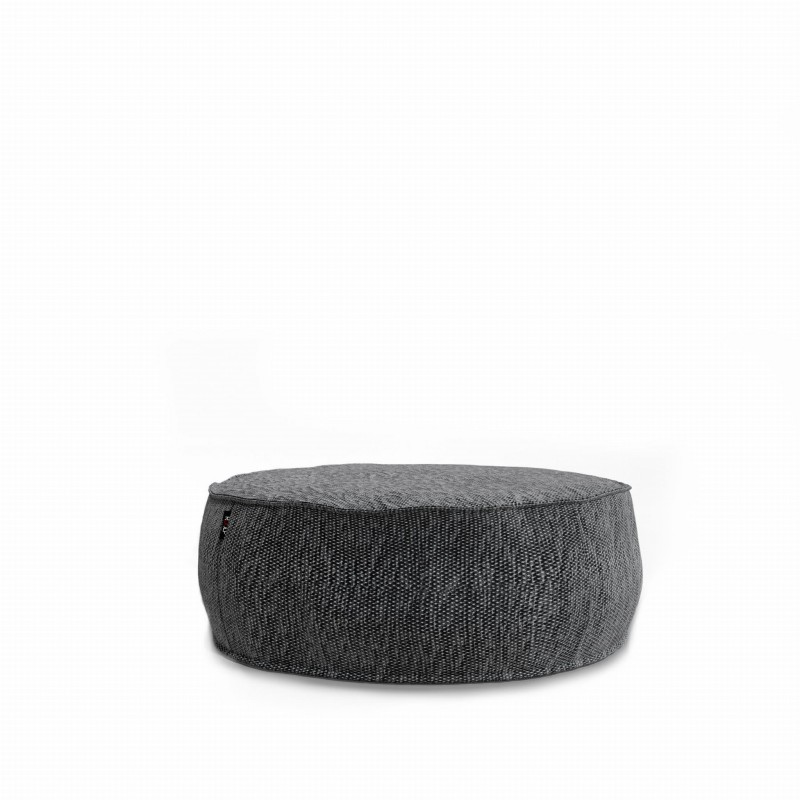 Pufa_ogrodowa_okrągła_Grey