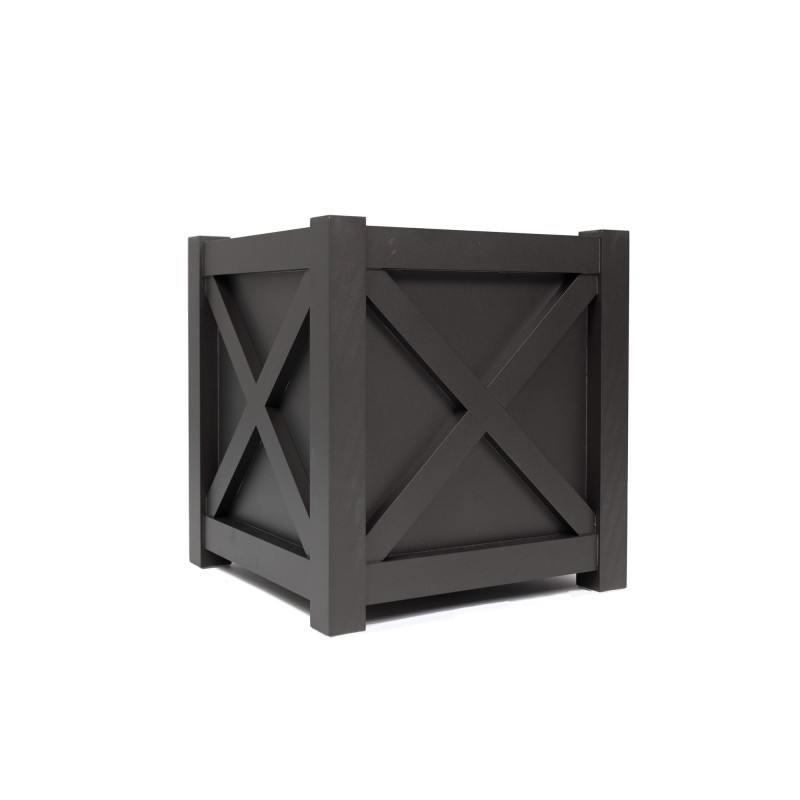 Aluminiowa_donica_ogrodowa_z_krzyżykiem_Decofero