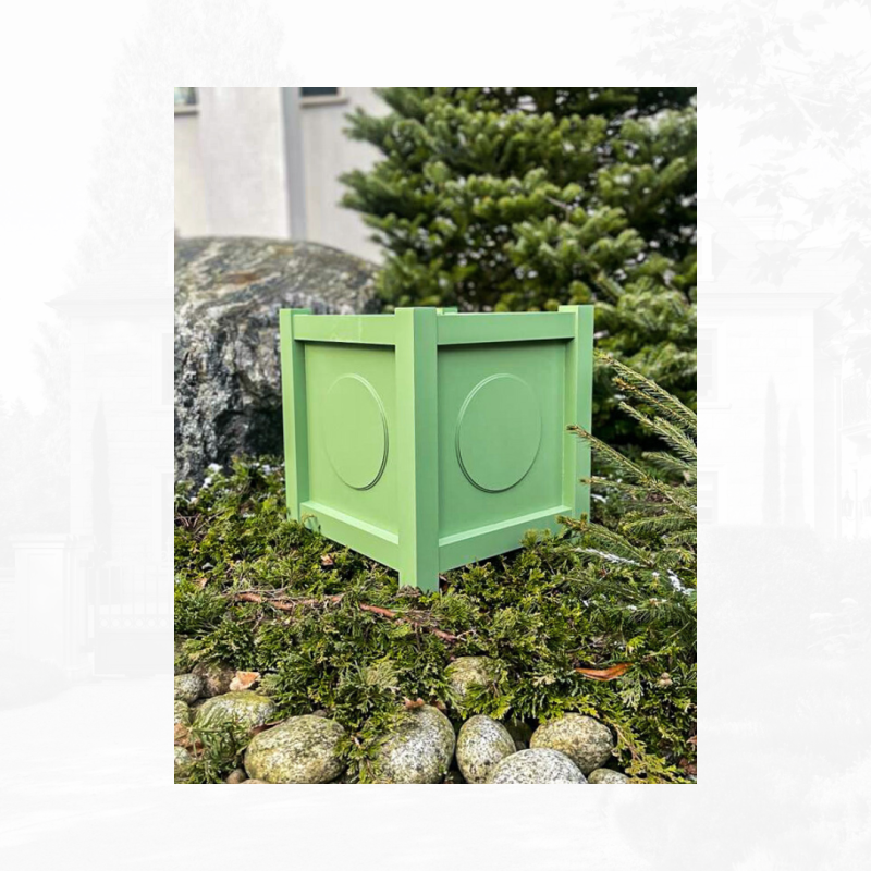 Aluminiowa_donica_ogrodowa_z_kółkiem_Decofero_aranżacja