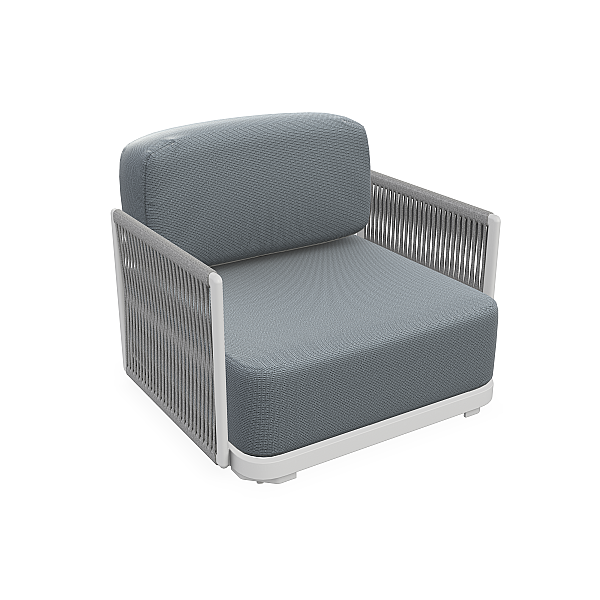 fotel_ogrodowy_wypoczynkowy_DURBUY_rama biała_light Grey