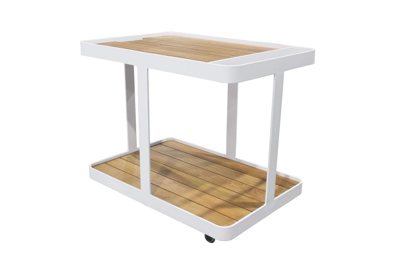 Barek_ogrodowy_BAGUTA_ALU WHITE MAT WD TEAK NATS