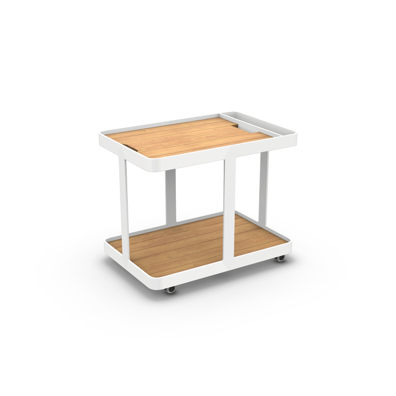 Barek_ogrodowy_BAGUTA_ALU WHITE MAT WD TEAK NATS