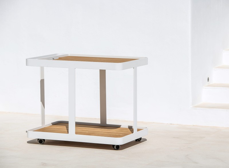 Barek_ogrodowy_BAGUTA_ALU WHITE MAT WD TEAK NATS