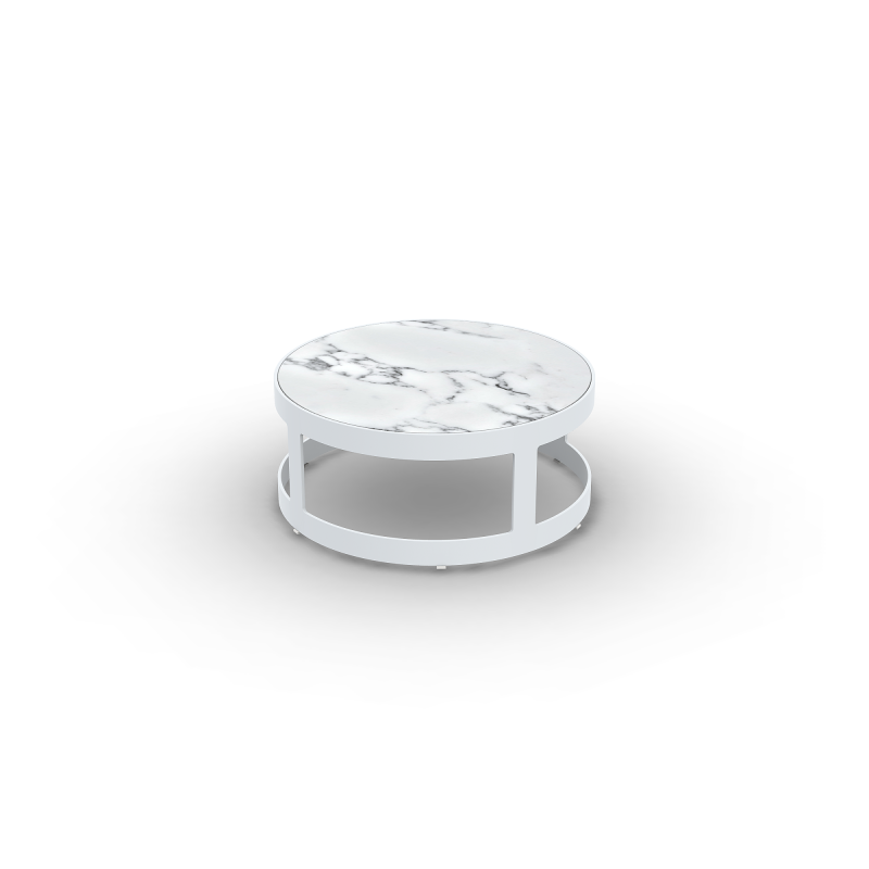 Stolik_ogrodowy_kawowy_BURFORD_ALU WHITE MAT CERAMIC GRADUARIO