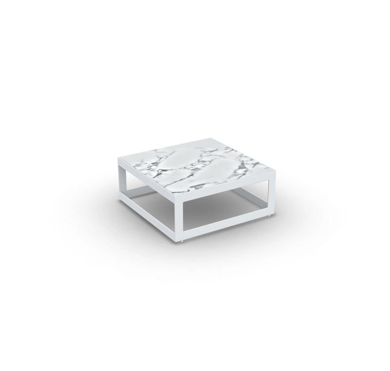 Stolik_kawowy_ogrodowy_BURFORD_ALU WHITE MAT CERAMIC GRADUARIO 68X68