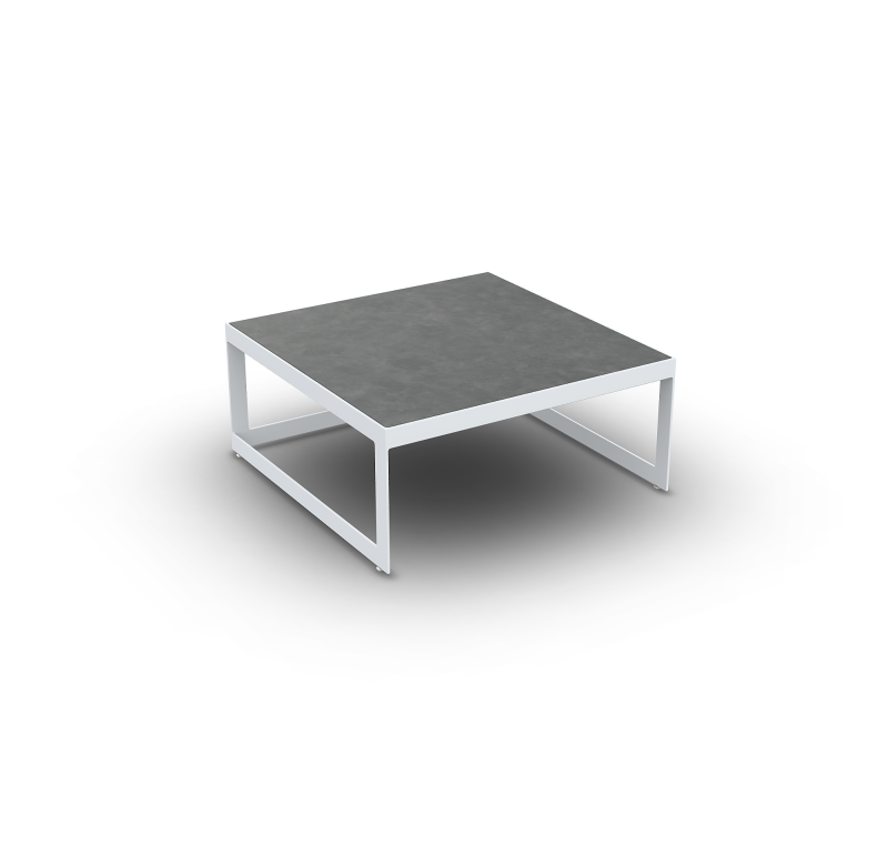 Stolik_kawowy_ogrodowy_BURFORD_ALU WHITE MAT CERAMIC CEMENT GREY 84X84