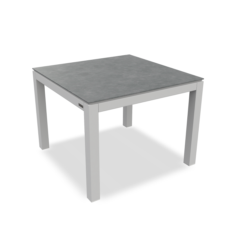 Stół_jadalniany_ogrodowy_DANLI_ALU WHITE MAT ASH GREY 100X100