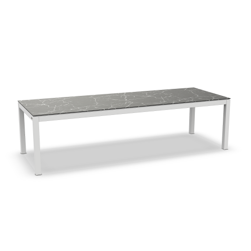 Stół ogrodowy jadalniany 280x100 cm :: DANLI z blatem ceramicznym  